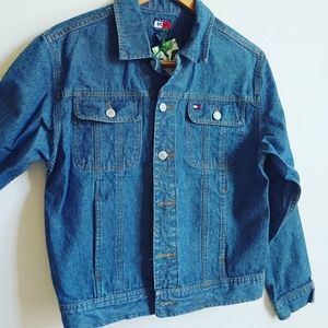 90s Tommy Hilfiger Denium Jacket Size Large